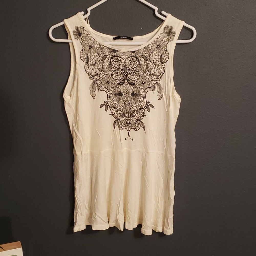 George peplum top, size M/L